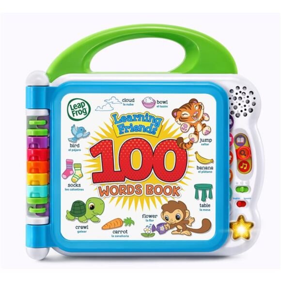 Learning Friends 100 Words Book Baby and Toddler Toys - Picture 1 of 6